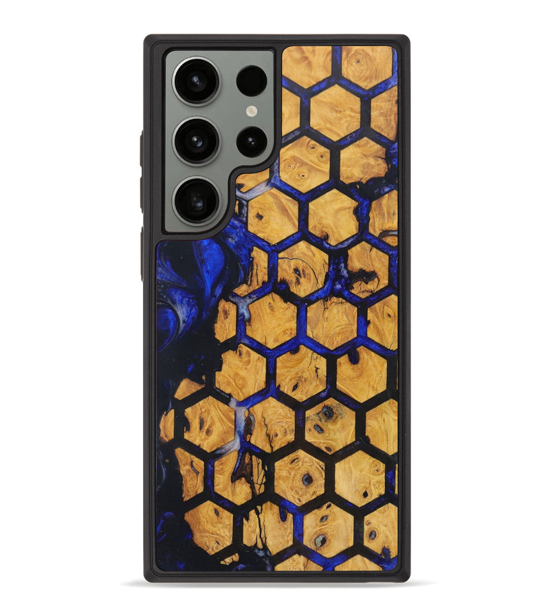 Galaxy S23 Ultra Wood+Resin Phone Case - Tanisha (Pattern, 627248)