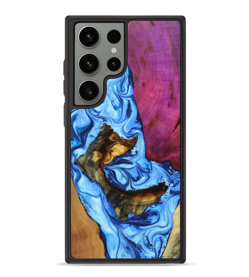 Galaxy S23 Ultra Wood+Resin Phone Case - Joselyn (Mosaic, 638679)
