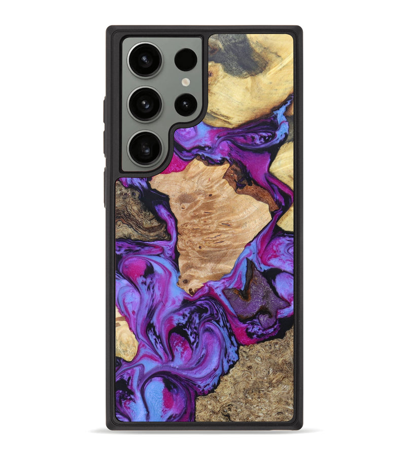 Galaxy S23 Ultra Wood+Resin Phone Case - Candace (Mosaic, 623610)