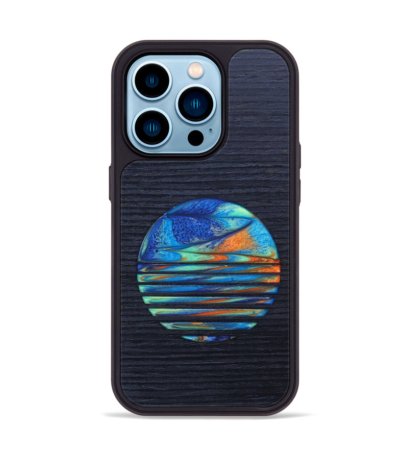 iPhone 14 Pro Wood+Resin Phone Case - Debbie (Retro, 634753)