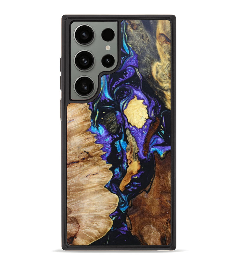 Galaxy S23 Ultra Wood+Resin Phone Case - Kim (Mosaic, 629494)