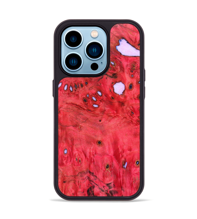 iPhone 14 Pro Wood+Resin Phone Case - Sandra (Galaxy, 638597)