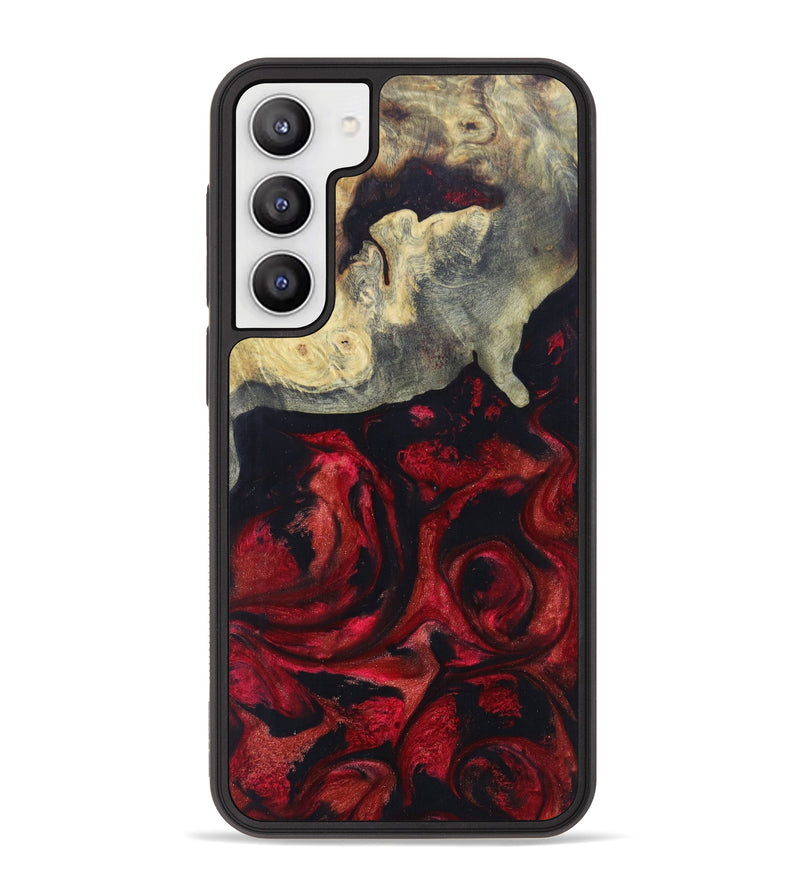 Galaxy S23 Plus Wood+Resin Phone Case - Jerald (Red, 622393)
