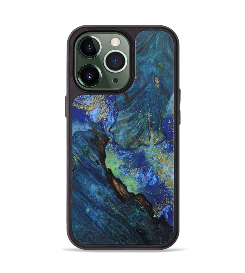 iPhone 13 Pro Wood+Resin Phone Case - Jimena (Galaxy, 637996)