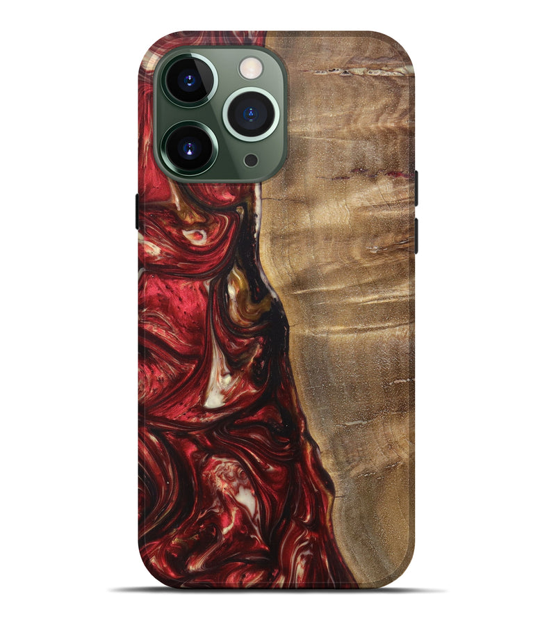 iPhone 13 Pro Max Wood+Resin Live Edge Phone Case - Marvin (Artist Pick, 616968)
