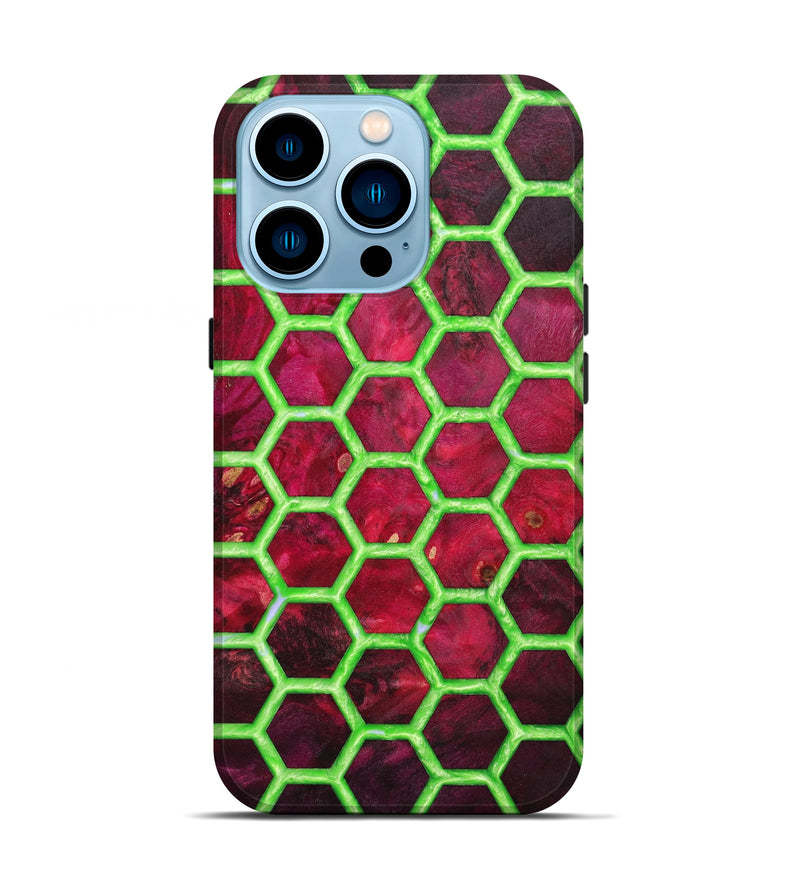 iPhone 14 Pro Wood+Resin Live Edge Phone Case - Andre (Artist Pick, 641056)