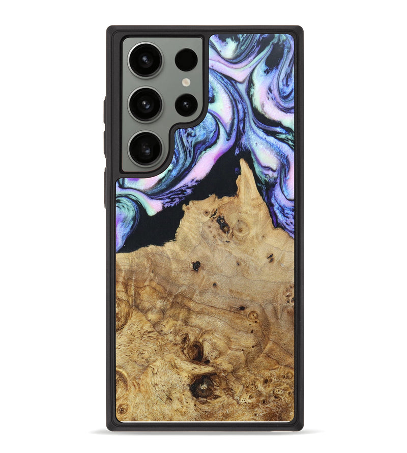 Galaxy S23 Ultra Wood+Resin Phone Case - Zahra (Artist Pick, 625246)
