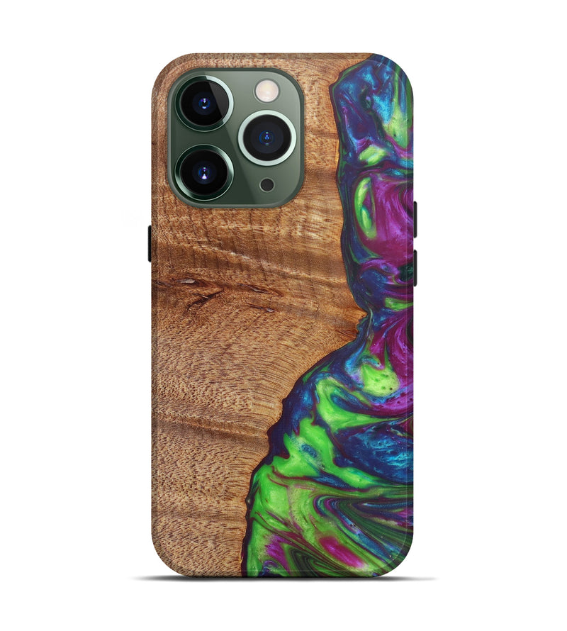 iPhone 13 Pro Wood+Resin Live Edge Phone Case - Ralph (Artist Pick, 611146)