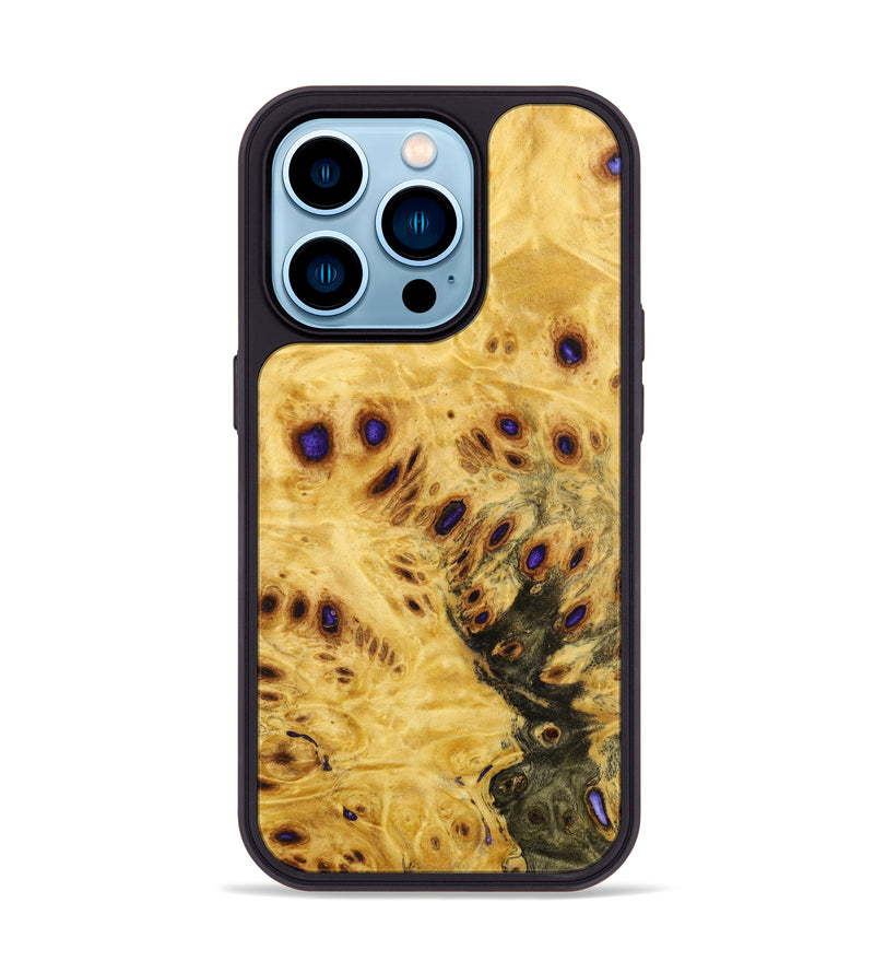 iPhone 14 Pro Wood+Resin Phone Case - Shane (Wood Burl, 646023)