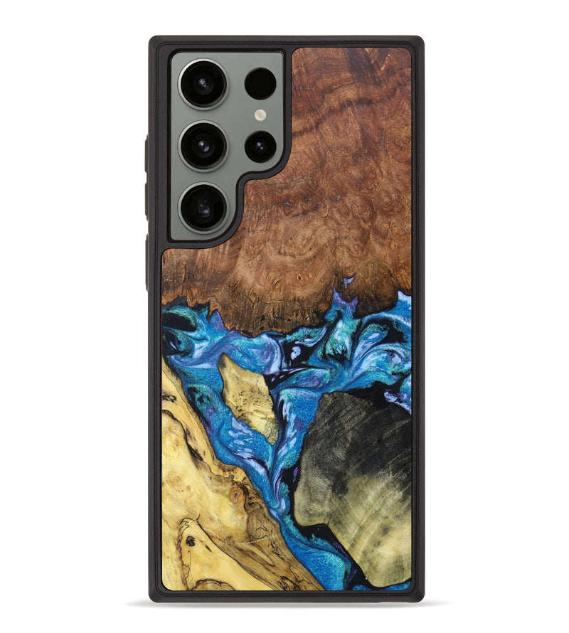 Galaxy S23 Ultra Wood+Resin Phone Case - Grover (Mosaic, 625859)