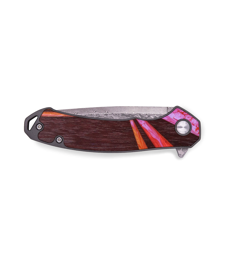 EDC Wood+Resin Pocket Knife - Leah (Retro, 637056)