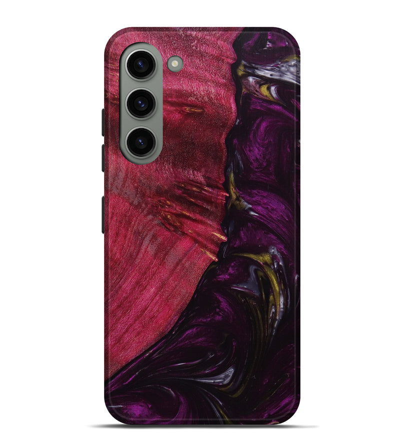 Galaxy S23 Plus Wood+Resin Live Edge Phone Case - Gipsy (Purple, 633235)