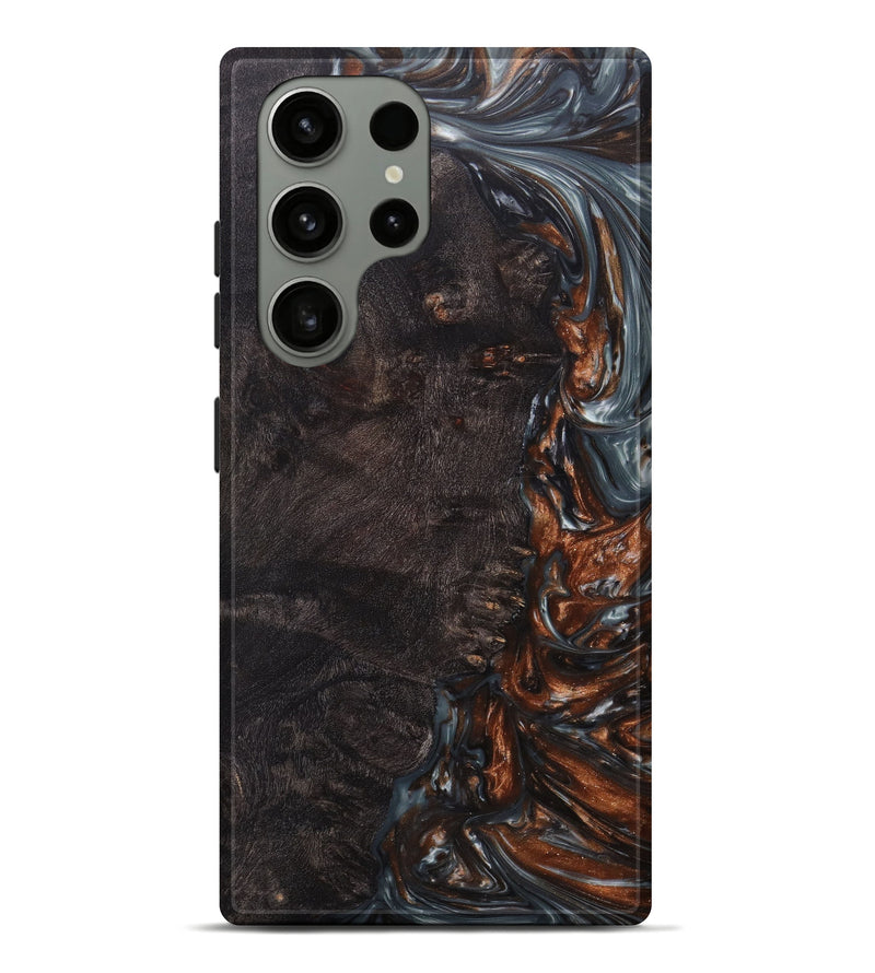 Galaxy S23 Ultra Wood+Resin Live Edge Phone Case - Saoirse (Metallic, 625521)