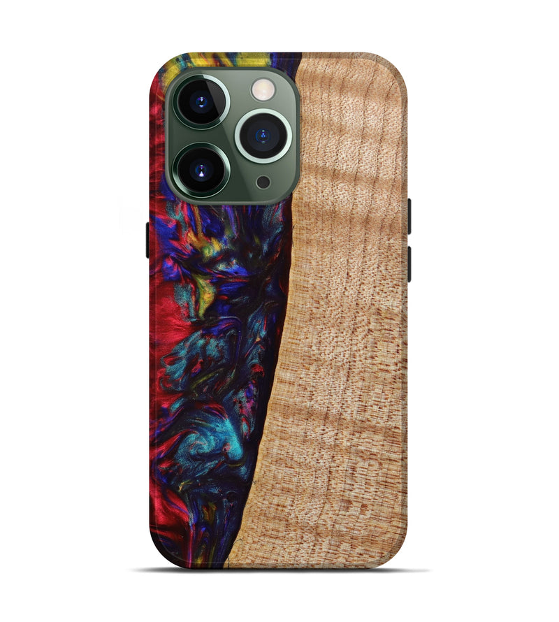 iPhone 13 Pro Wood+Resin Live Edge Phone Case - Everleigh (Artist Pick, 641062)