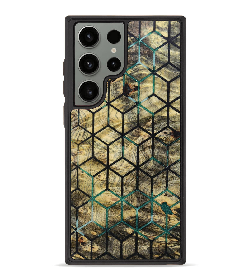 Galaxy S23 Ultra Wood+Resin Phone Case - Jarod (Pattern, 621766)