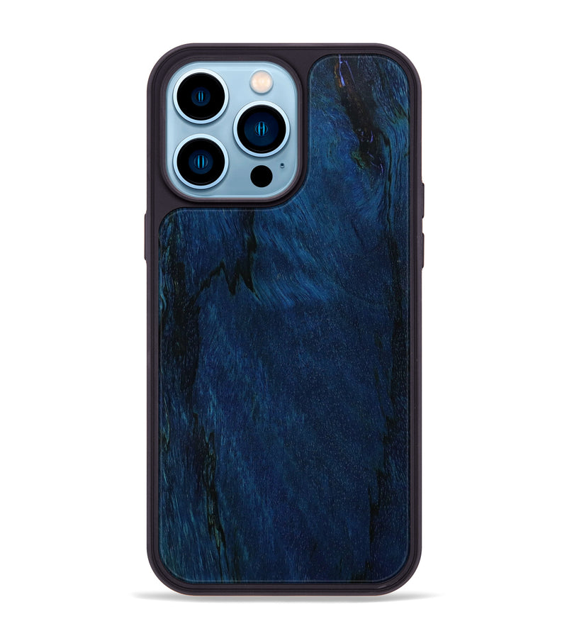 iPhone 14 Pro Max Wood+Resin Phone Case - Curtis (Wood Burl, 646572)