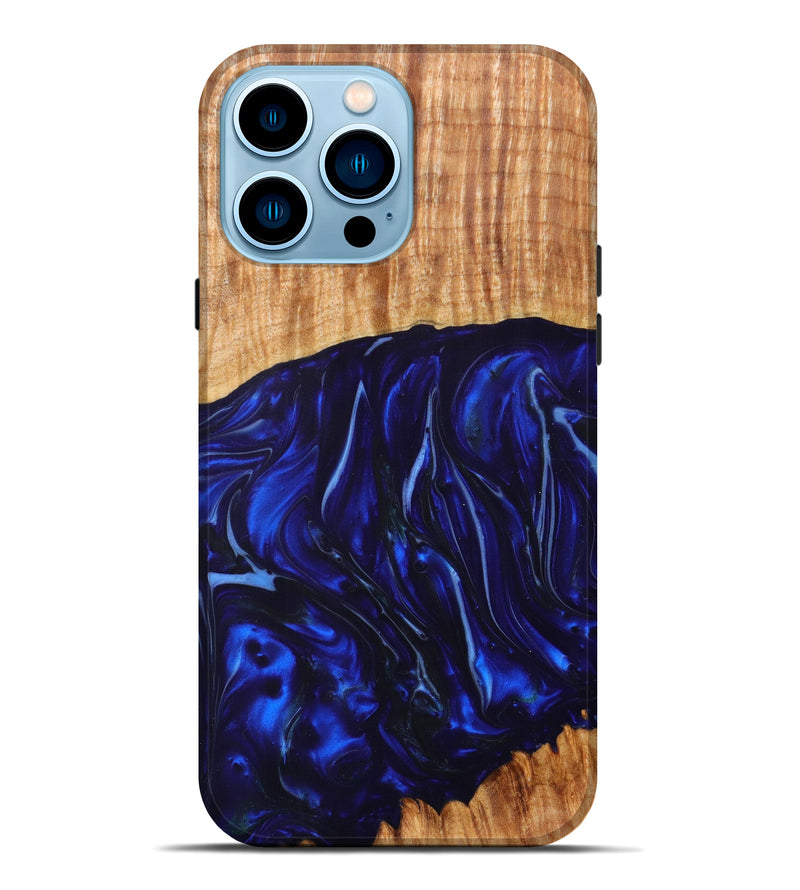 iPhone 14 Pro Max Wood+Resin Live Edge Phone Case - Lashanda (Artist Pick, 626629)