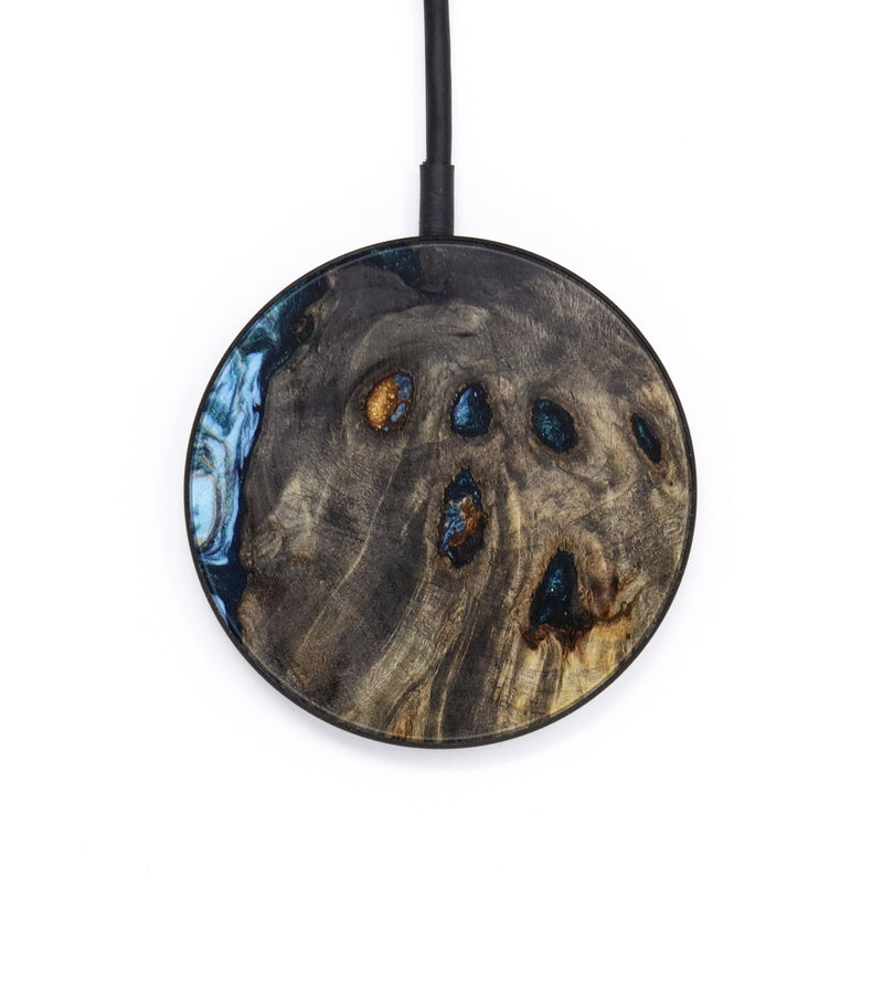 Circle Wood+Resin Wireless Charger - Willie (Wood Burl, 648387)