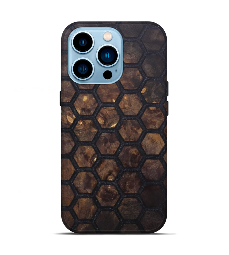 iPhone 14 Pro Wood+Resin Live Edge Phone Case - Aspen (Artist Pick, 641771)