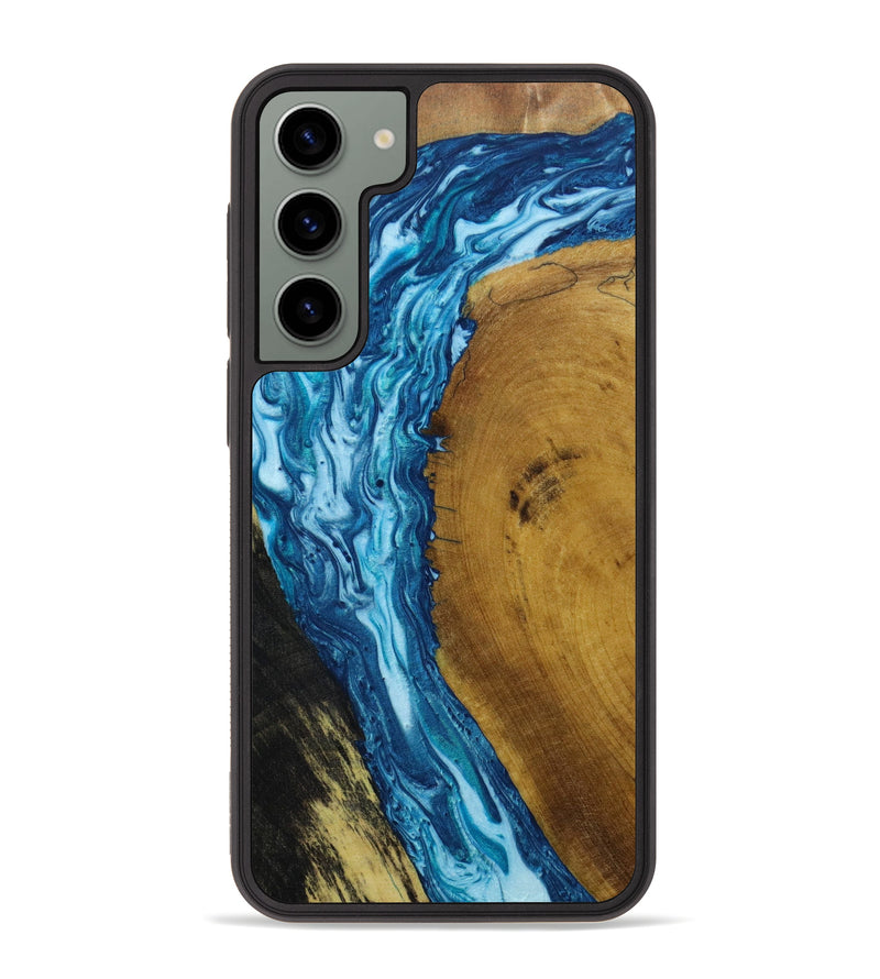 Galaxy S23 Plus Wood+Resin Phone Case - Devon (Mosaic, 647740)