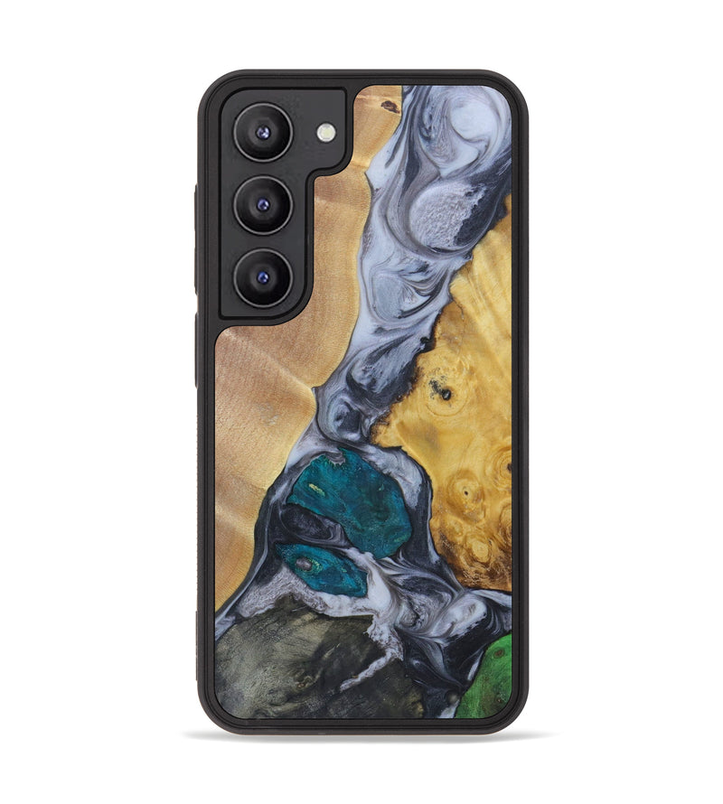 Galaxy S23 Wood+Resin Phone Case - Adrian (Mosaic, 621290)