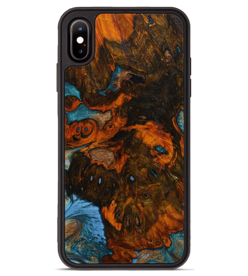 iPhone Xs Max Wood+Resin Phone Case - Emily (Wood Burl, 647601)