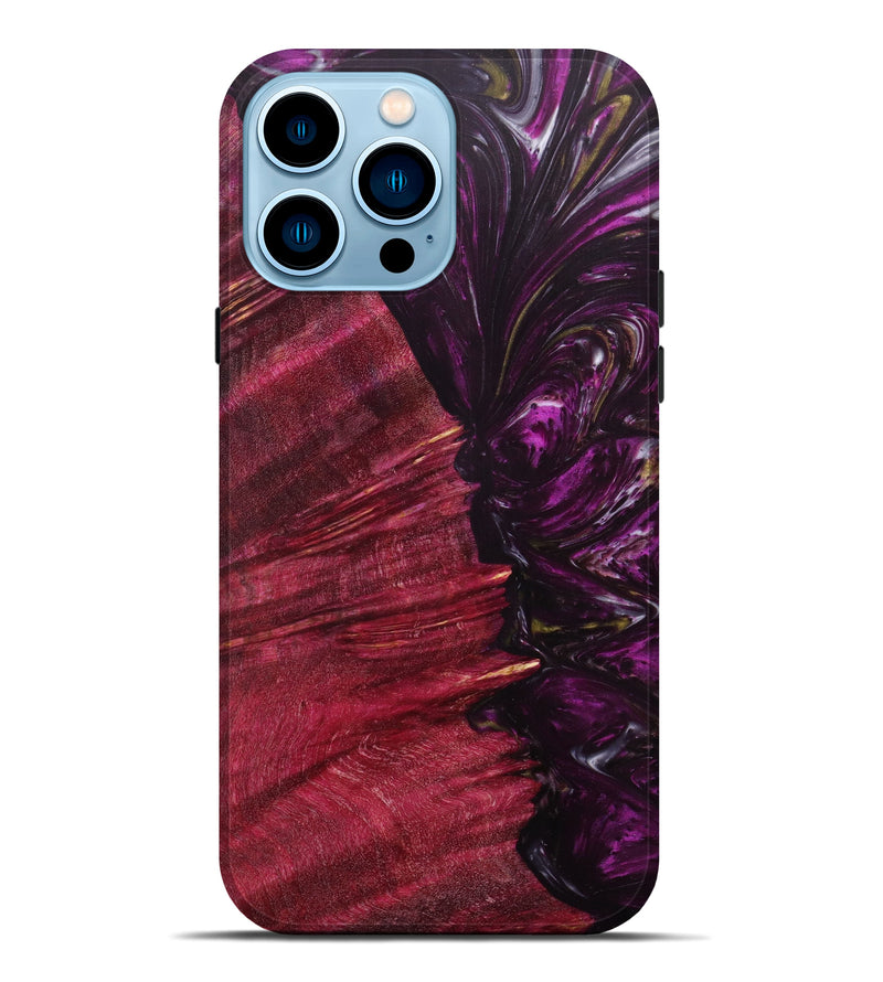 iPhone 14 Pro Max Wood+Resin Live Edge Phone Case - Laney (Artist Pick, 620738)