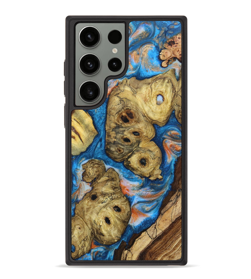 Galaxy S23 Ultra Wood+Resin Phone Case - Dustin (Mosaic, 631768)