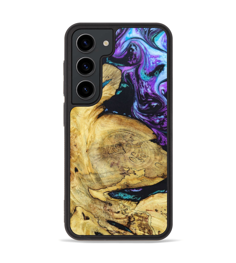 Galaxy S23 Wood+Resin Phone Case - Bridger (Purple, 631960)