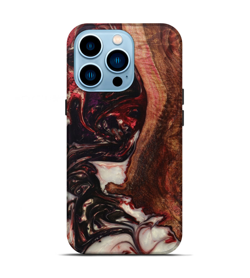 iPhone 14 Pro Wood+Resin Live Edge Phone Case - Alvin (Artist Pick, 614576)