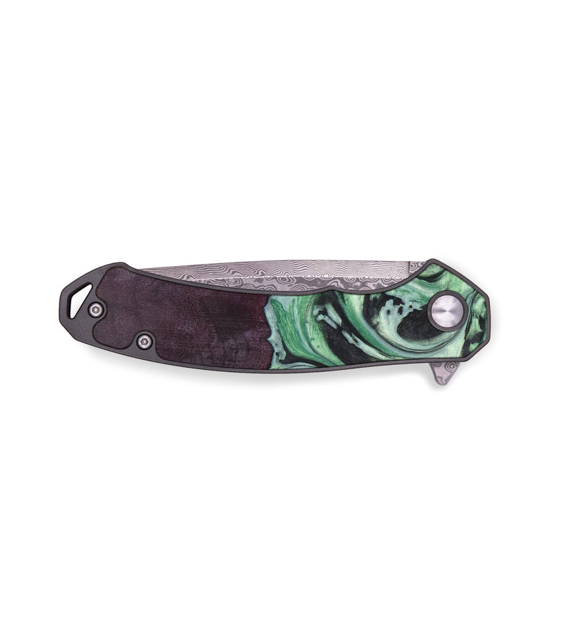 EDC Wood+Resin Pocket Knife - Shaniqua (Artist Pick, 636538)