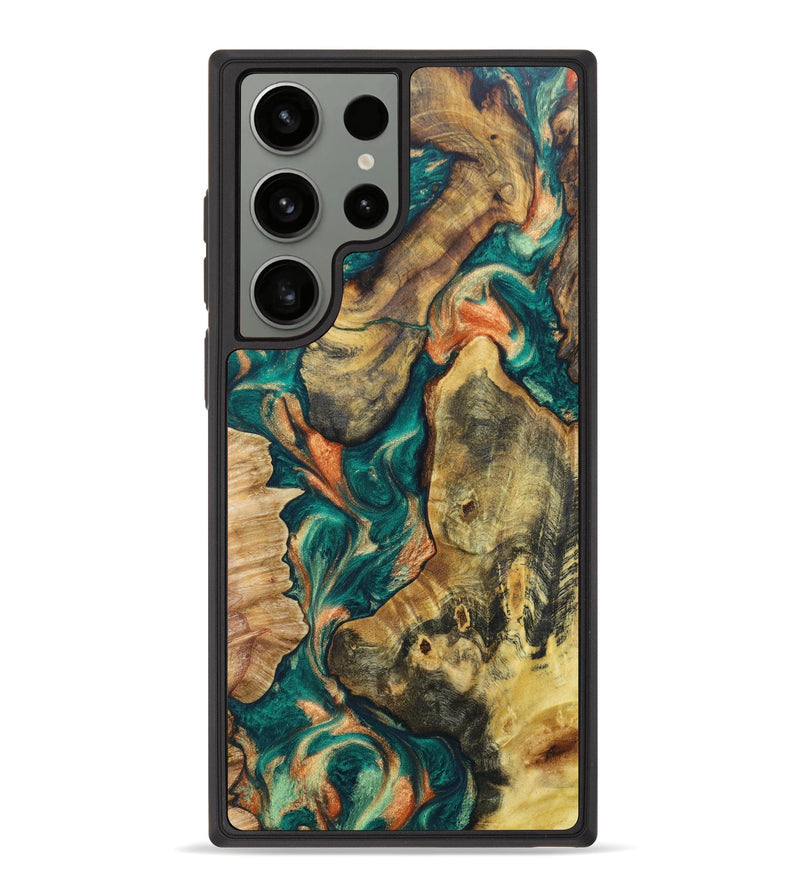 Galaxy S23 Ultra Wood+Resin Phone Case - Vaughn (Mosaic, 629168)