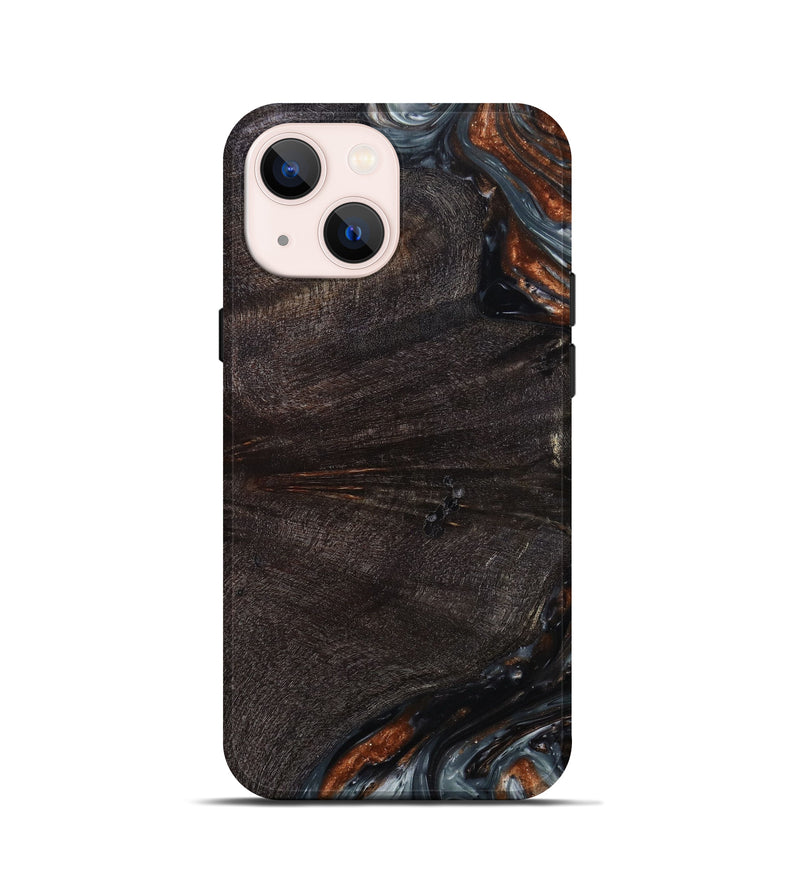 iPhone 13 mini Wood+Resin Live Edge Phone Case - Richard (Artist Pick, 639673)