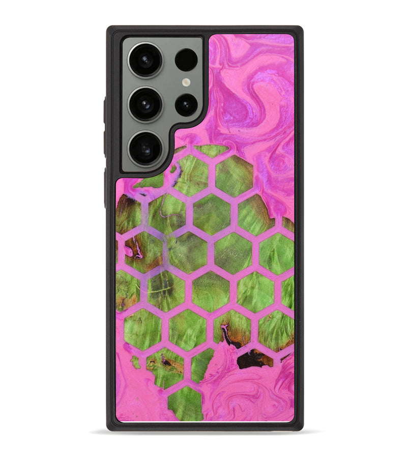 Galaxy S23 Ultra Wood+Resin Phone Case - Jenelle (Pattern, 625262)