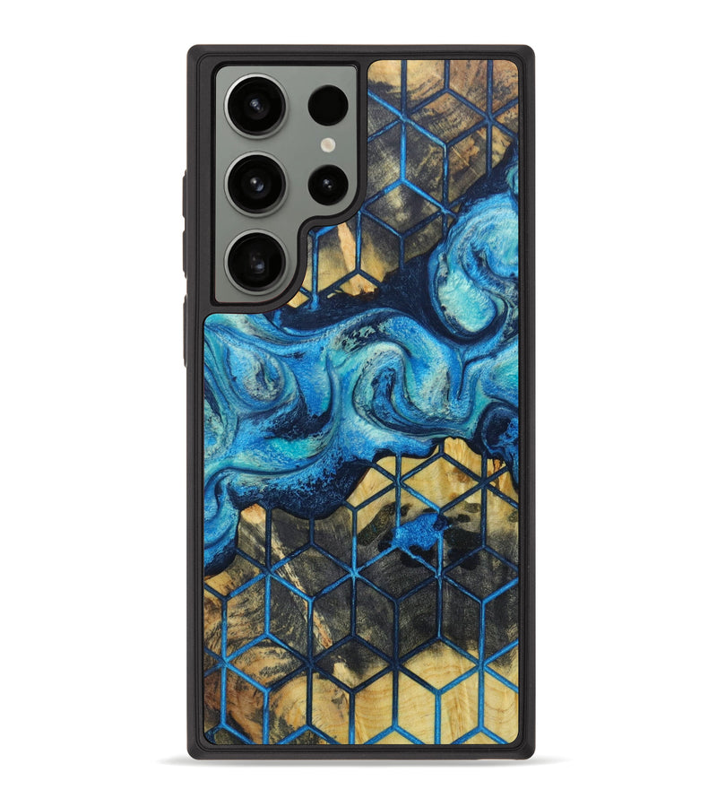 Galaxy S23 Ultra Wood+Resin Phone Case - Brogan (Pattern, 621046)