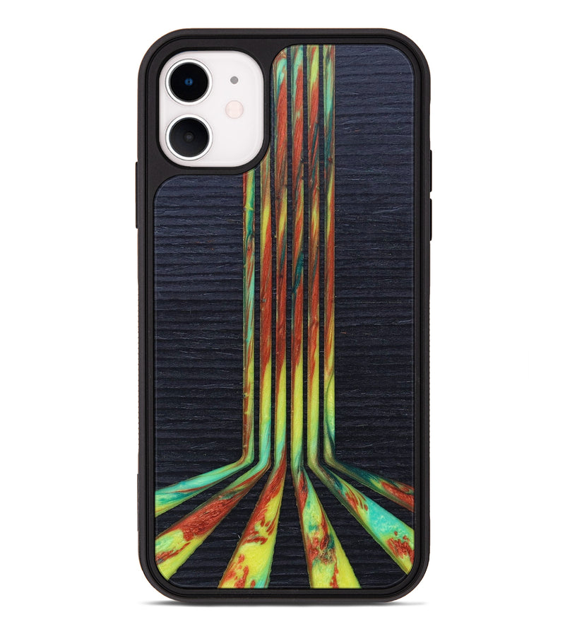 iPhone 11 Wood+Resin Phone Case - Pearl (Retro, 634686)