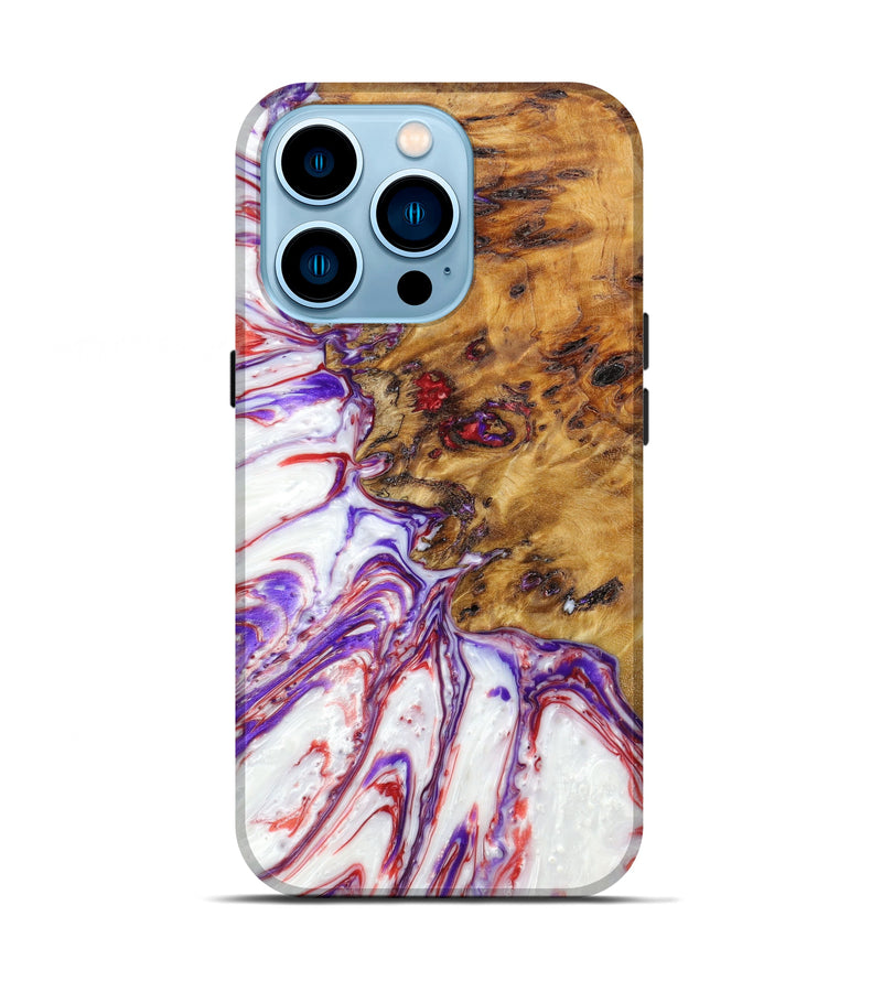 iPhone 14 Pro ResinArt Live Edge Phone Case - Dawson (Purple, 634689)