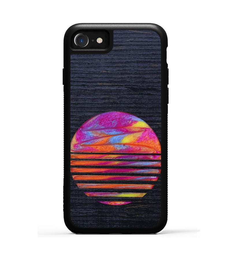 iPhone SE Wood+Resin Phone Case - Kristopher (Retro, 634393)