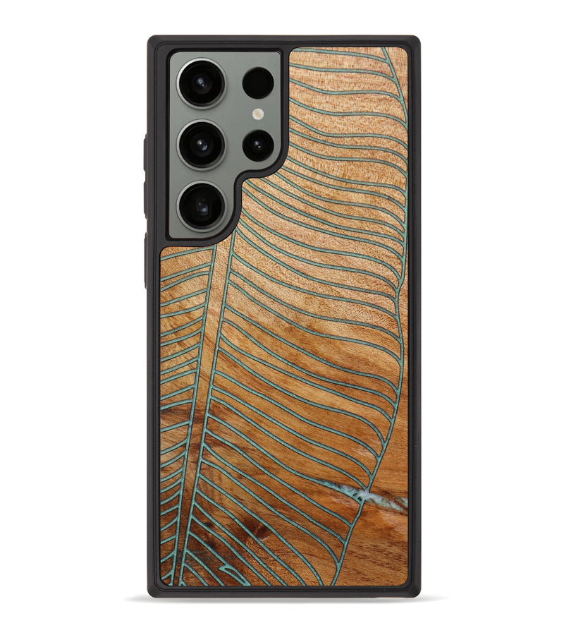 Galaxy S23 Ultra Wood+Resin Phone Case - Ace (Spring, 640313)