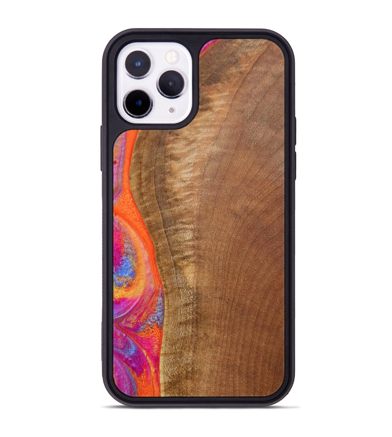 iPhone 11 Pro Wood+Resin Phone Case - Mercedes (Retro, 636256)