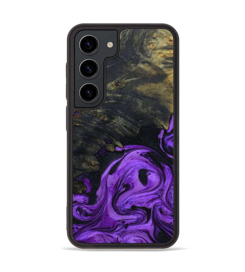 Galaxy S23 Wood+Resin Phone Case - Josiah (Purple, 643804)