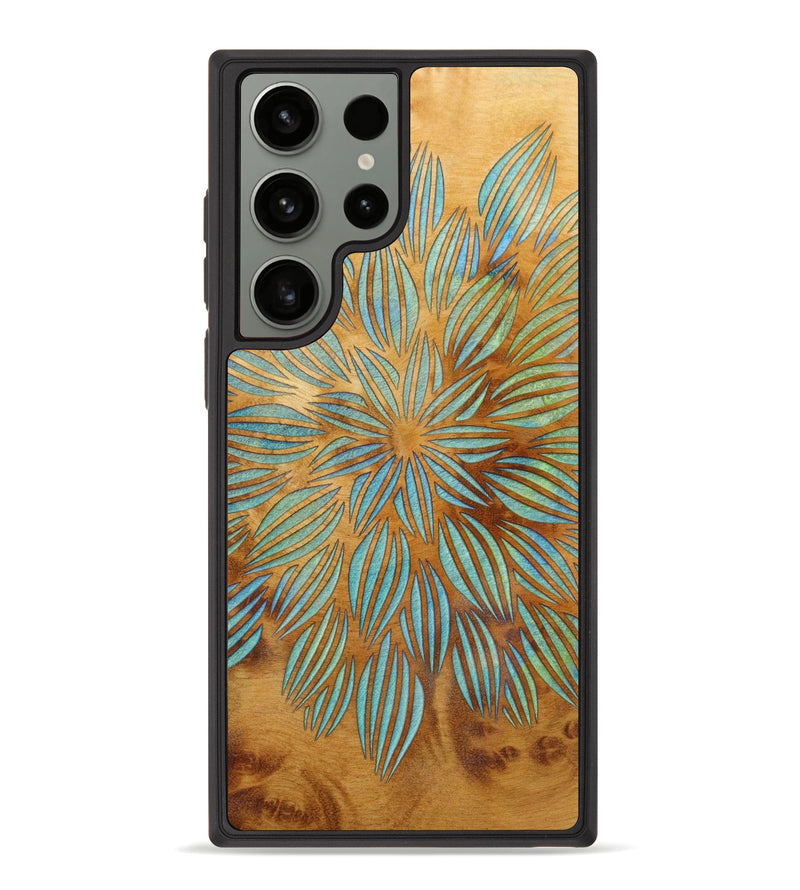 Galaxy S23 Ultra Wood+Resin Phone Case - Candace (Pattern, 633824)
