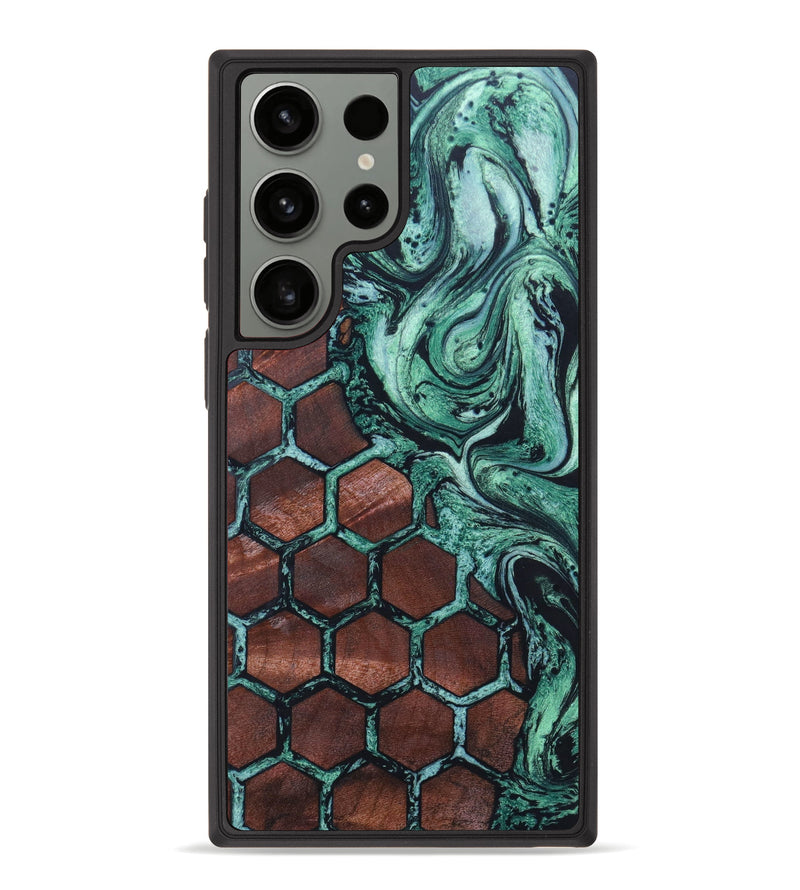 Galaxy S23 Ultra Wood+Resin Phone Case - Scott (Pattern, 634247)