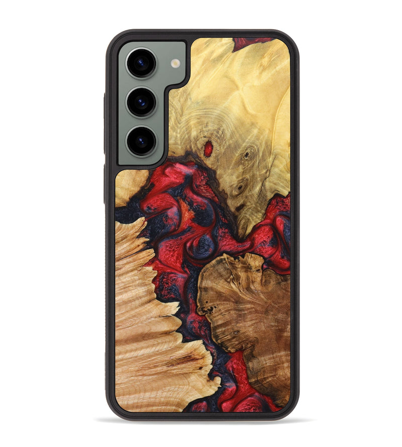 Galaxy S23 Plus Wood+Resin Phone Case - Malaki (Mosaic, 631762)