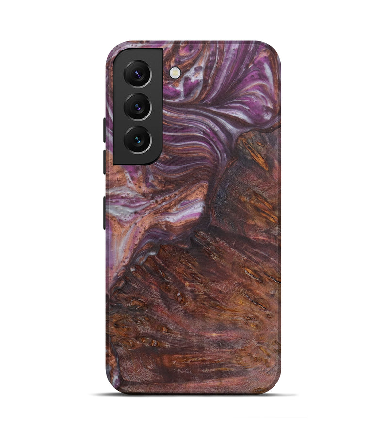 Galaxy S22 Wood+Resin Live Edge Phone Case - Raeann (Purple, 594787)