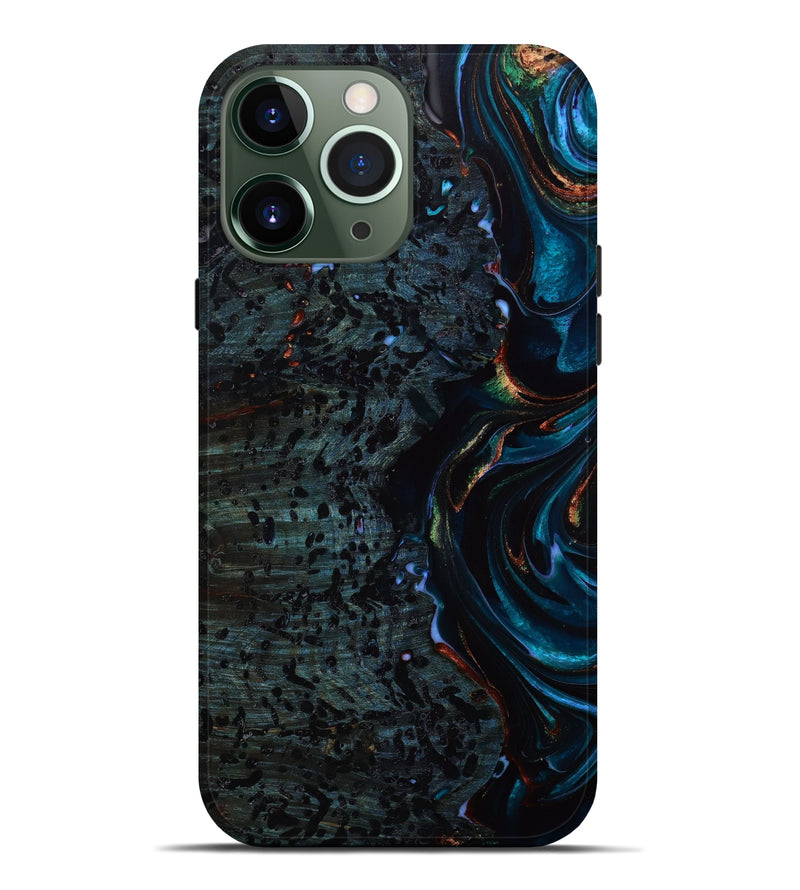 iPhone 13 Pro Max Wood+Resin Live Edge Phone Case - Margot (Artist Pick, 643984)