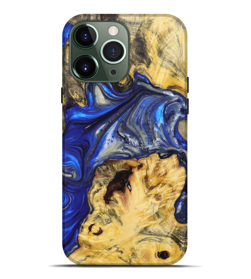 iPhone 13 Pro Max Wood+Resin Live Edge Phone Case - Jaida (Artist Pick, 632226)
