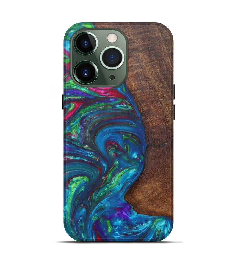 iPhone 13 Pro Wood+Resin Live Edge Phone Case - Rorie (Artist Pick, 606780)