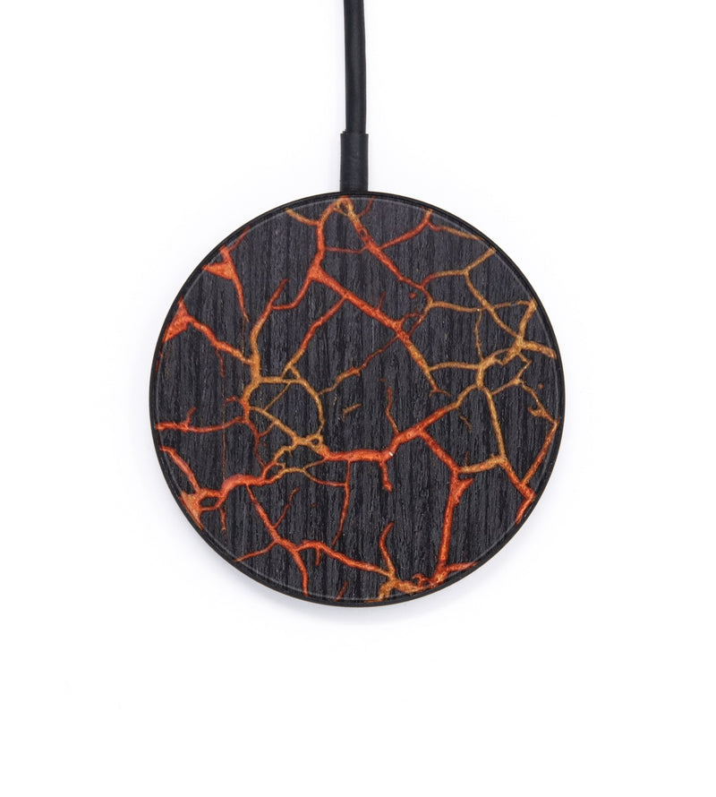 Circle Wood+Resin Wireless Charger - Krissy (Lava, 626490)