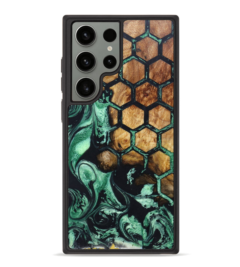 Galaxy S23 Ultra Wood+Resin Phone Case - Janiya (Pattern, 638087)